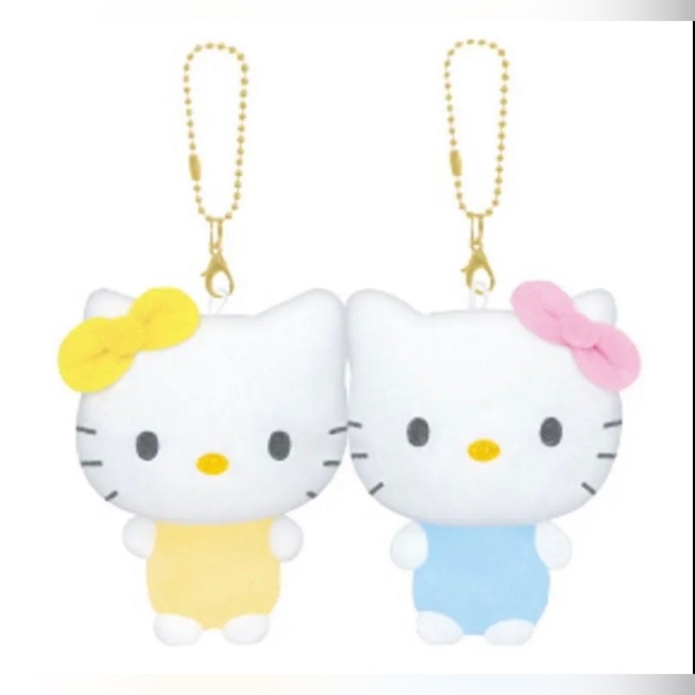Sanrio Characters Pair Mini Plushie Mascot Strap
